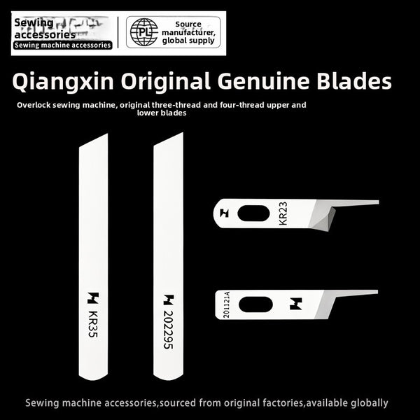 Qiangxin Overlock Sewing Machine Knife Set for 700/747 Models