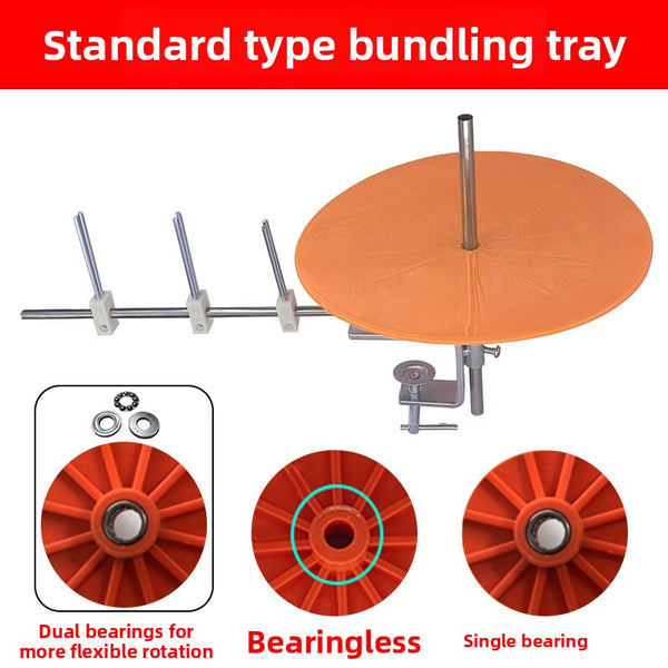 Dual-Bearing Binding Tape Reel