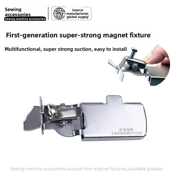 Multifunctional Magnetic Seam Guide for Sewing Machines